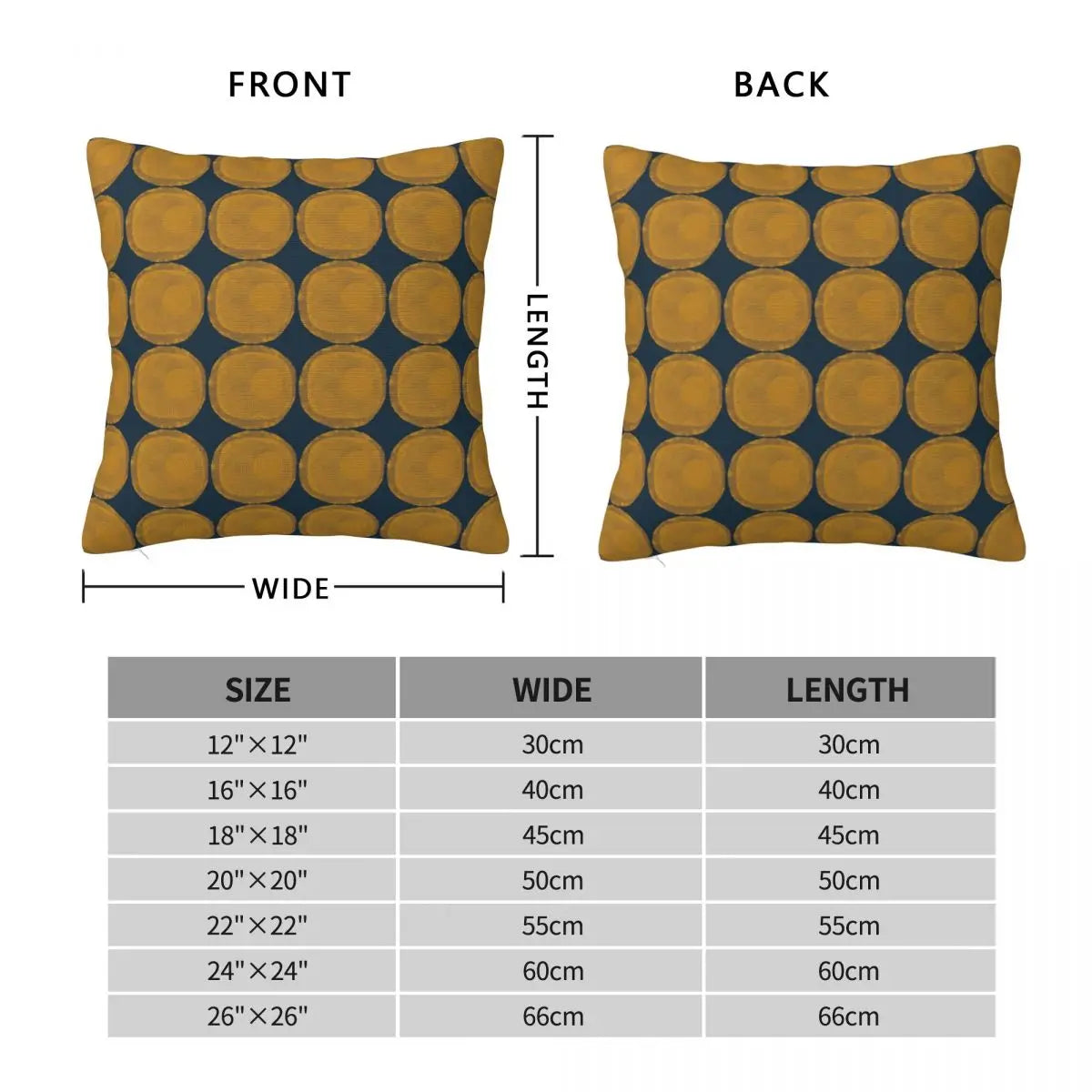 Nucleus Minimalist Organic Dot in Mustard Pillowcase Polyester Linen Velvet Creative Zip Decor Home Cushion Cover