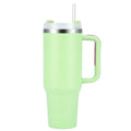 40Oz Tumbler Thermos Bottle Stainless Steel Insulation Coffee Cup with Handle and Straw Portable Kettle Travel Car Ice Cup