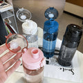 780Ml Water Bottle with Bounce Cover Leak Proof Sports Drinkware Strap Reusable Portable Water Bottle for Kid Women Fitness Gift
