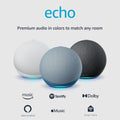 Echo (4Th Gen) | with Premium Sound, Smart Home Hub, and Alexa | Twilight Blue