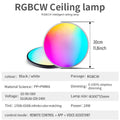 Tuya Smart LED Ceiling Lights RGBCW round Smart WIFI APP Dimmable Panel Lights 110-265V Home Bedroom Living Room Ambient Fixture