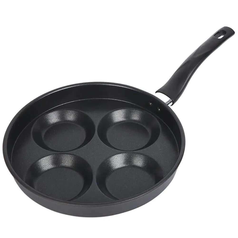 Frying Pan 4 Dimples Non Stick Fried Egg Burger Pancake Pan Non-Stick Coated Pan Breakfast Pan 4 Well Small Frying Pan Electric