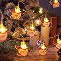 Christmas Tree LED String Light 1.5M 10LED Xmas Hanging Lamp Fairy Light Garland Home Decoration Ornament 2024 New Year Gifts