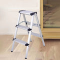 3 Step Stool Herringbone Ladders Storage Shelf Rack Ladders for Outdoor Working Household