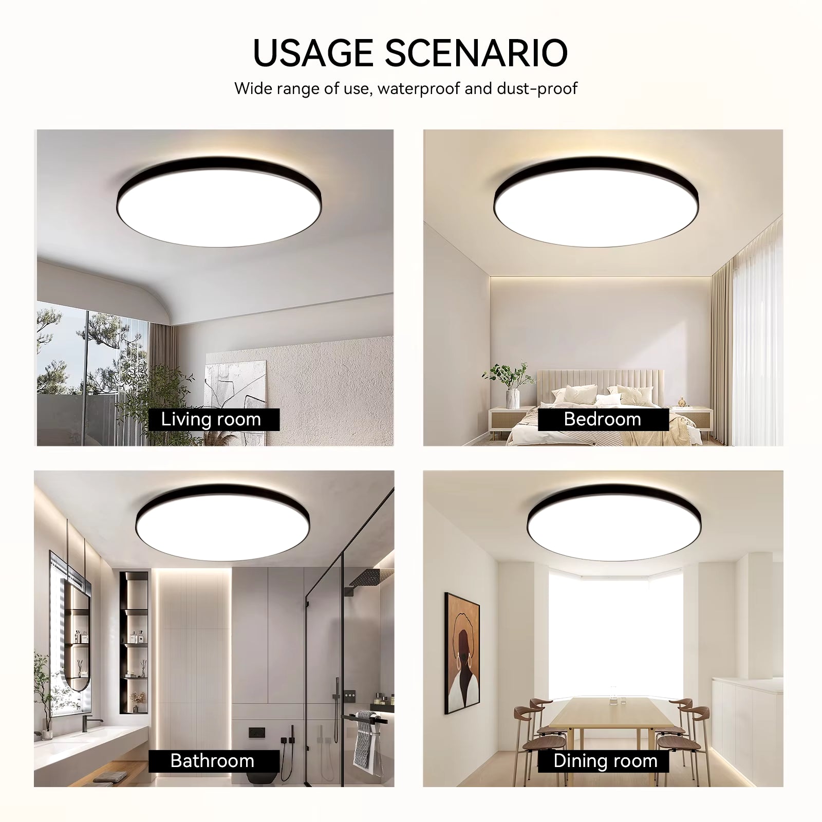 LED Ceiling Lamp Remote Control Ceiling Chandelier Modern Lustre Smart Dimmable Led Ceil Lighting Fixture for Living Room Home