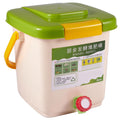 12L Compost Bin Recycle Composter Aerated Compost Bin PP Organic Homemade Trash Can Bucket Kitchen Garden Food Waste Bins