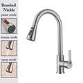 Kitchen Faucet Black Kitchen Tap Pull Out Kitchen Sink Mixer Tap Brushed Nickle Stream Sprayer Head Chrome Kitchen Water Tap