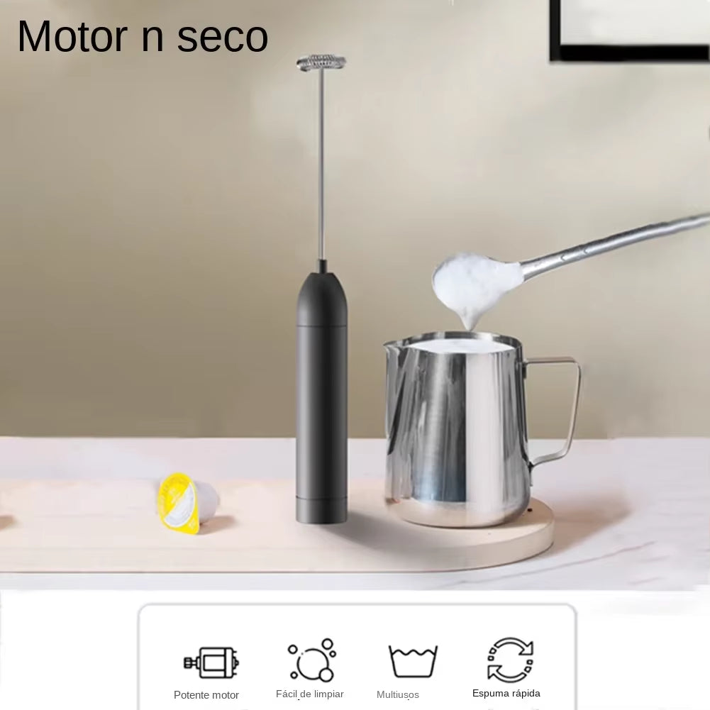 Coffee Frother Electric Mini Milk Frother Milk Stirrer Frother Milk Cap Household Milk Frother Home Appliances for Kitchen Coffe