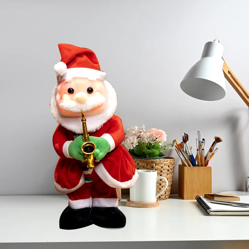 Electric Santa Claus Musical Dancing Christmas Santa Claus Toys Santa Claus Electric Dolls New Year Christmas Decoration Gifts