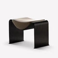 Italian Hallway Footstool Ottoman Makeup Dressing Bench Stainless Steel Designer Guest Stools Shoe Changing Stool Furniture FS+