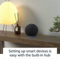 Echo (4Th Gen) | with Premium Sound, Smart Home Hub, and Alexa | Twilight Blue