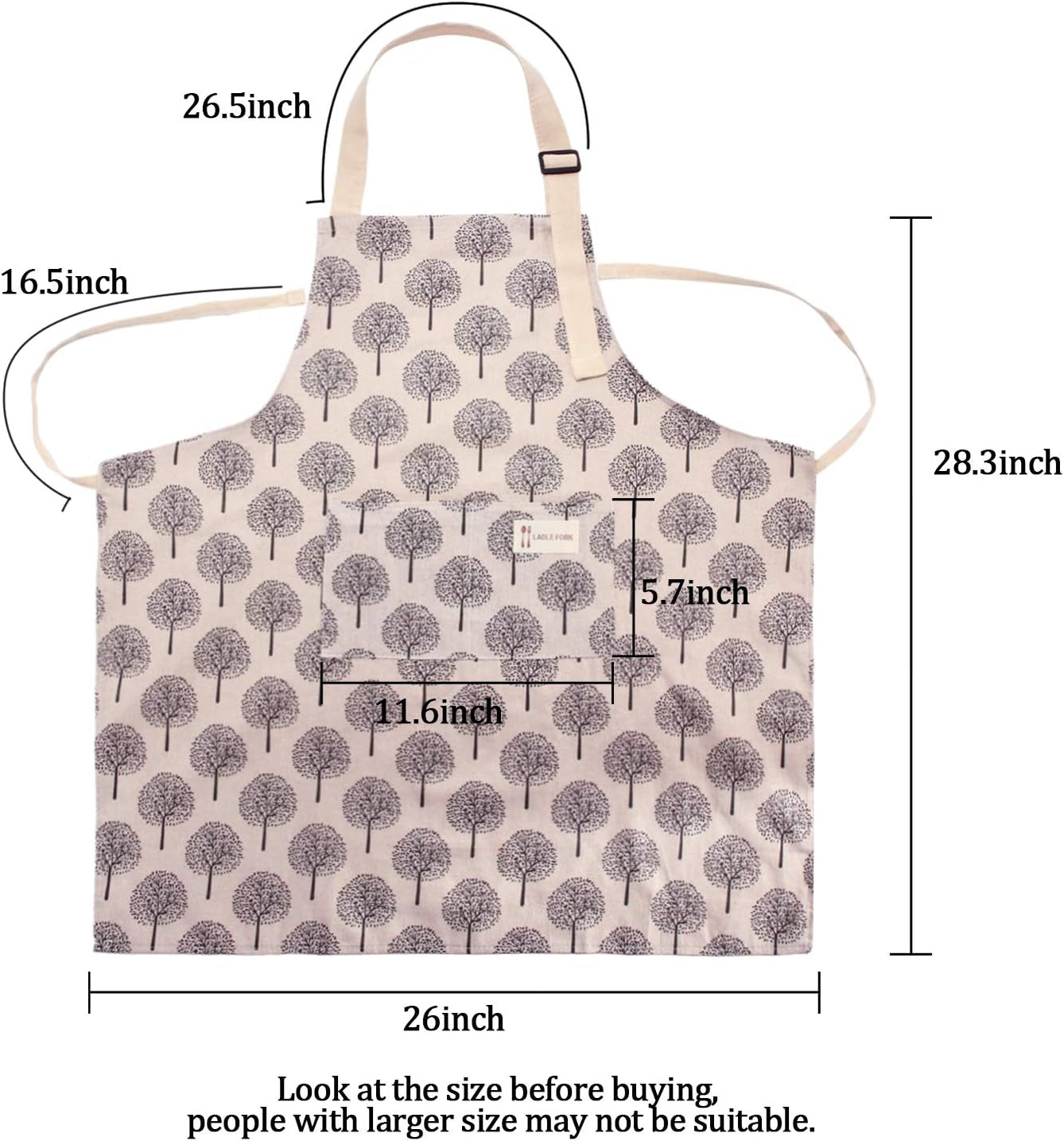 2 Pieces Linen Cooking Kitchen Apron for Women and Men Kitchen Bib Apron with Pocket Adjustable Soft Chef Apron